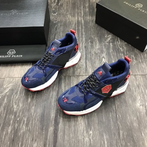 Philipp Plein Men Shoes Low Top Sneaker Fashion Design Luxury Brand
