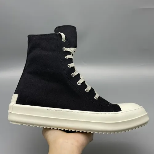 Rick Owens Men Shoes Sneakers High-Top Breathable Mens Casual Shoes Ankle Boots with Original Box