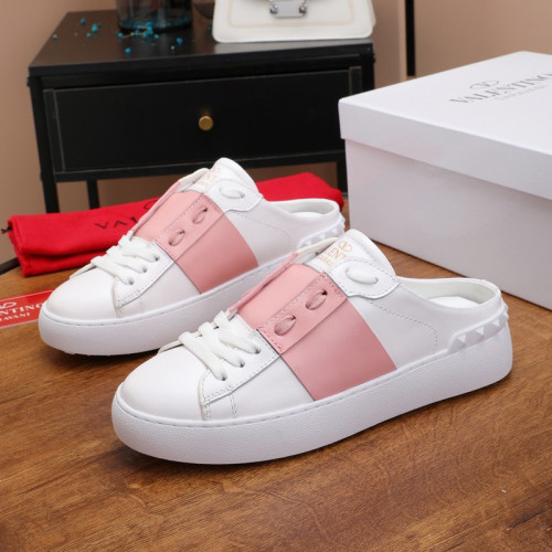 Valentino Womens Shoes Fashion Design Luxury Brand OPEN SNEAKER WITH VLTN PRINT with Original Box WY0S0830BLUA01