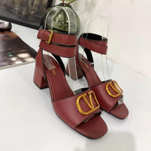 Valentino Womens Shoes Mid Heels Vlogo Sandals