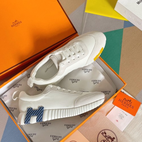 Hermes Mens Casual Shoes Fashion Sneakers Luxury Brand with Original Box