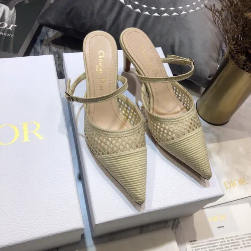 Dior Womens Shoes Mule Fashion Pump High Heels 7CM