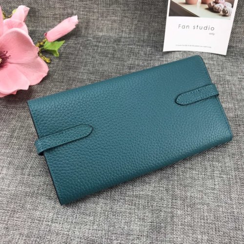Hermes Womens Mens Wallets Purse Kelly Bag Clutch Leather Design Coin Bag with Original Box