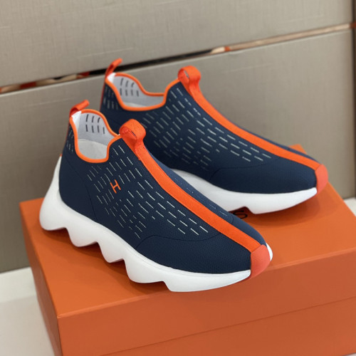 Hermes Mens Casual Shoes Fashion Sneakers Luxury Brand with Original Box