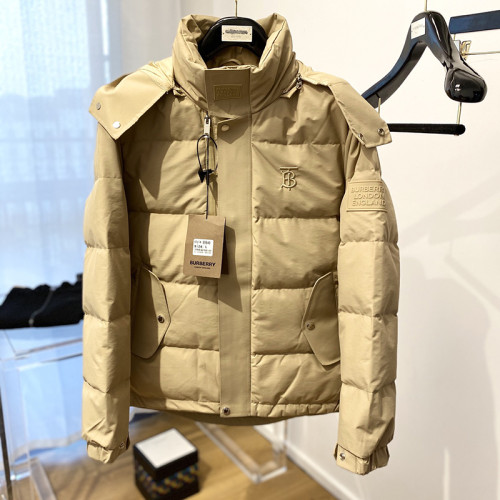 Burberry Design Mens Womens Winter Windprood Down Jackets Keep Warm 90% White Duck Down