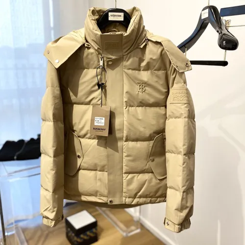 Burberry Design Mens Womens Winter Windprood Down Jackets Keep Warm 90% White Duck Down