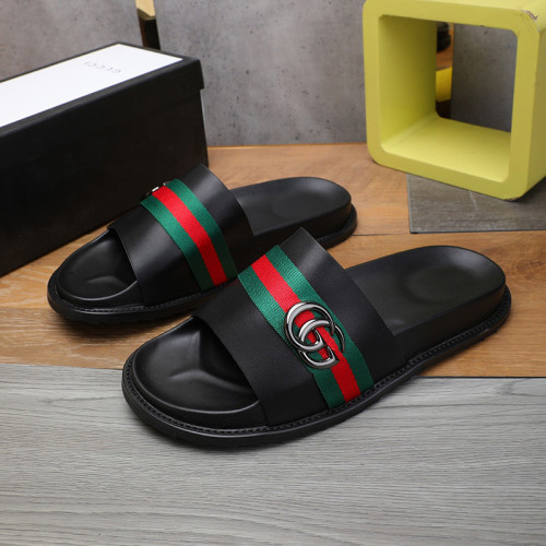 Gucci Mens Shoes Fashion Mule Luxury Brand Slides