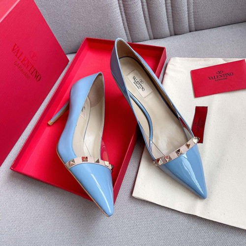 Valentino Womens Shoes Rockstud Pump High Heels 8cm