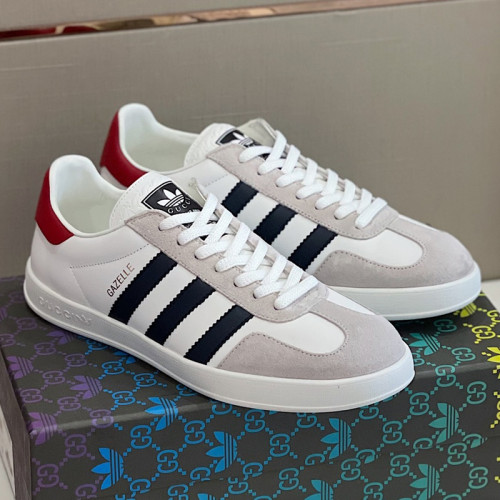Gucci Adidas Gazelle Mens Shoes Sneakers Luxury Brand Men's GG sneaker with Original Box