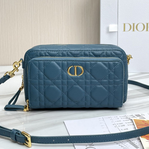 Dior Womens Bags Crossbody Bag DIOR CARO Womens Pouches Cosmetic Bags with Original Box