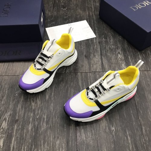 Dior Men Women Shoes Luxury B22 Sneakers