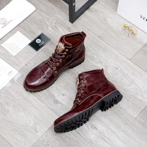 Versace Men Shoes Boots Fashion Design Luxury Brand
