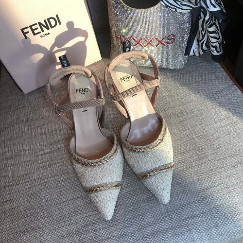 Fendi Womens Shoes Pump SLINGBACKS