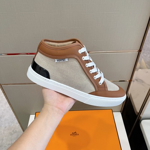 Hermes Mens Casual Shoes Fashion Sneakers Luxury Brand with Original Box