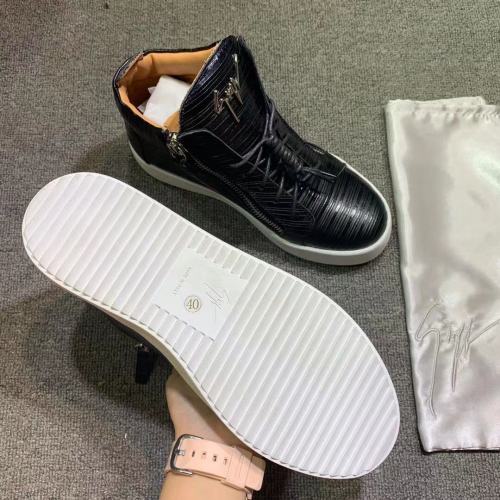 Giuseppe Zanotti Mens Shoes Luxury Brand High Top Sneakers Coby