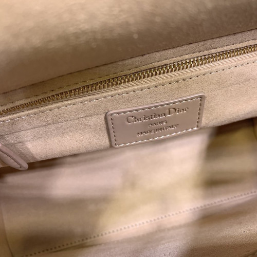 Dior Womens Bags Handbags Luxury Fashion Lady Dior My Abcdior Bag Blush Ultramatte Cannage Calfskin M0538ILOI_M50P