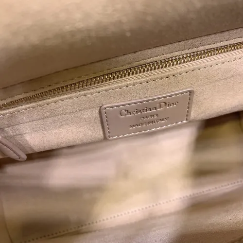 Dior Womens Bags Handbags Luxury Fashion Lady Dior My Abcdior Bag Blush Ultramatte Cannage Calfskin M0538ILOI_M50P