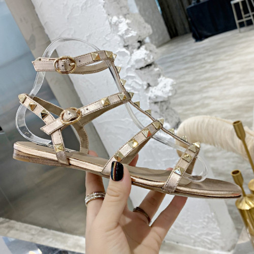 Valentino Women Shoes Mule Flip Flop Sandals ROMAN STUD SLIDE SANDAL IN QUILTED NAPPA with Original Box Luxury Brand