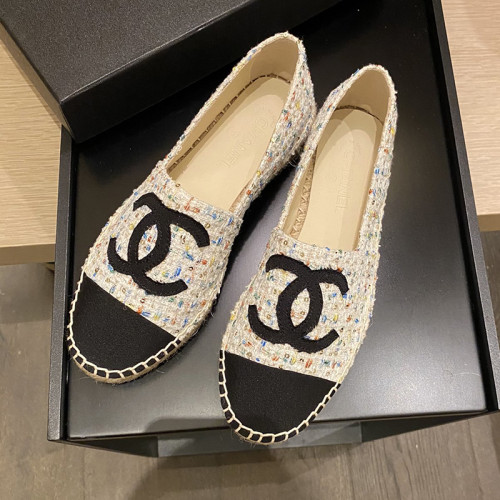 Chanel Women Shoes Fashion Espadrille Luxury Brand Casual Shoes for Women ESPADRILLE with Original Box Espadrilles