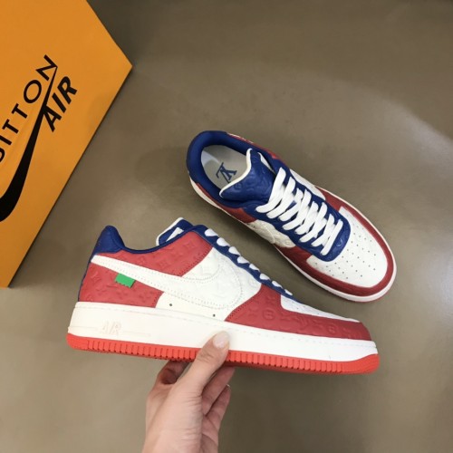 Louis Vuitton NIKE Off-White Men Shoes Fashion Sneakers Design Luxury Brand LVXNIKE Air Force Sneakers with Original Box