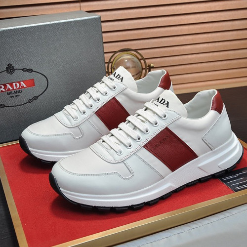 Prada Mens Shoes Sneakers Casual Shoes for Men Luxury Brand Breathable Fashion Sneakers with Original Box