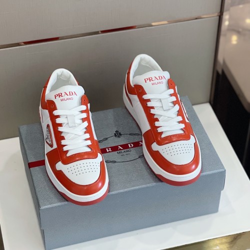Prada Mens Shoes Sneakers Casual Shoes for Men Luxury Brand White Prada PRAX 1 sneakers with Original Box 4E3576_3LFV_F0009