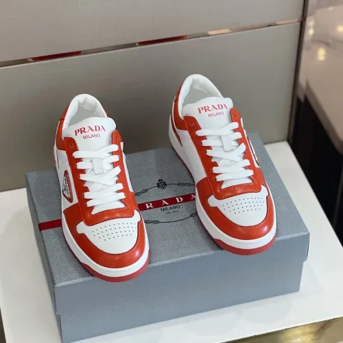 Prada Mens Shoes Sneakers Casual Shoes for Men Luxury Brand White Prada PRAX 1 sneakers with Original Box 4E3576_3LFV_F0009
