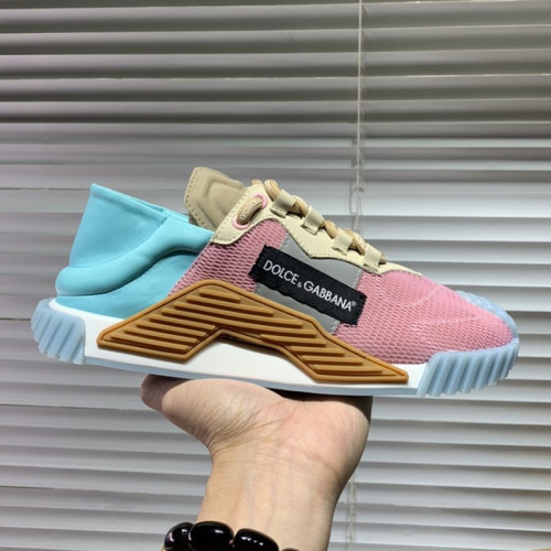 Dolce&Gabbana Womens Shoes Sneakers Luxury Brand Fashion Ns1 Slip On Sneakers In Mixed Materials CK1755AJ9688J030