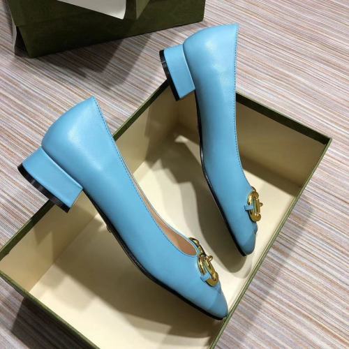 Gucci Womens Shoes Women's Low-heel Pump with Horsebit