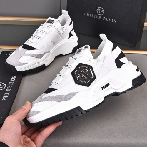 Philipp Plein Men Shoes Sneakers Low Top Sneaker Fashion Design Luxury Brand Trainer Predator TM with Original Box
