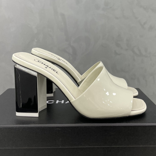 Chanel Womens Shoes Sandals Slippers Luxury Brand Design with Original Box 8.5cm Heel Women Slippers