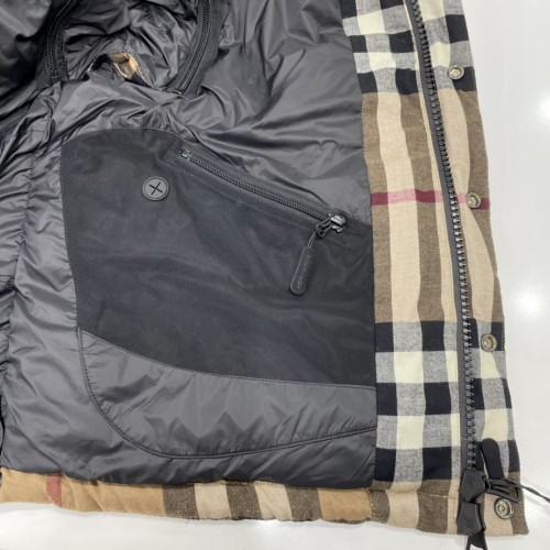 Burberry Design Mens Womens Winter Windprood Down Jackets Keep Warm 90% White Duck Down