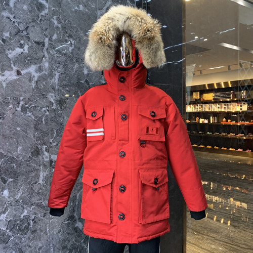 Canada Goose Langford Mens Womens Winter Windprood Down Jackets Keep Warm 80% White Duck Down
