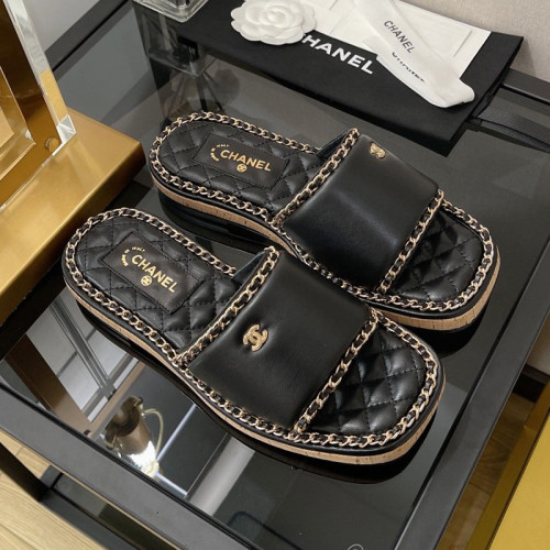Chanel Womens Shoes Sandals Slippers Luxury Brand Design with Original Box