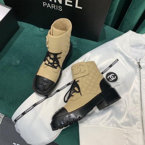 Chanel Women Shoes Boots Luxury Brand Design Leather Ankle Fashion Boots for Winter