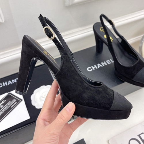 Chanel Womens Shoes Pumps Fashion Sandals Summer Design 9.5cm Heel Luxury Brand Design with Original Box