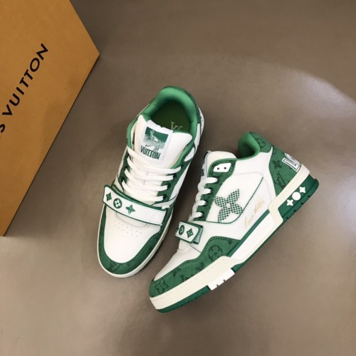 Louis Vuitton Men Shoes Fashion Sneakers Design Luxury Brand LV TRAINER SNEAKER with Original Box 1A9JI9