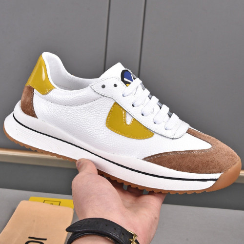Fendi Mens Shoes Fashion Sneakers Luxury Brand Casual Shoes for Men with Original Box