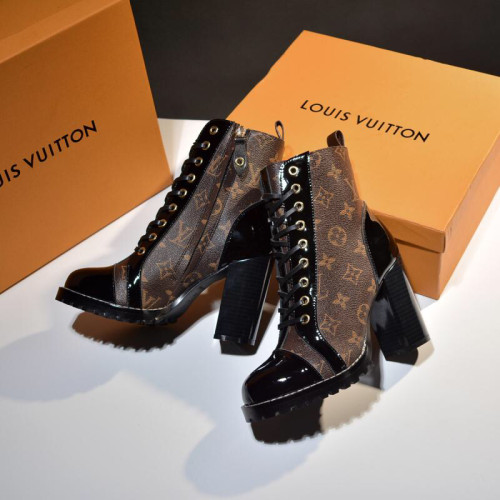 Louis Vuitton Women Shoes Boots Luxury Brand STAR TRAIL ANKLE BOOT 1A2Y7W