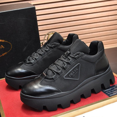 Prada Mens Shoes Sneakers Casual Shoes for Men Luxury Brand Breathable Fashion Sneakers with Original Box