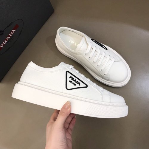 Prada Mens Shoes Sneakers Casual Shoes for Men Luxury Brand Breathable Fashion Sneakers with Original Box