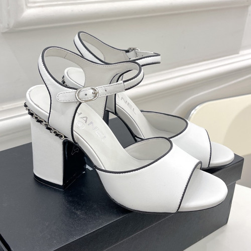 Chanel Womens Shoes Sandals Slippers Luxury Brand Design with Original Box Women Slippers 8cm Heel