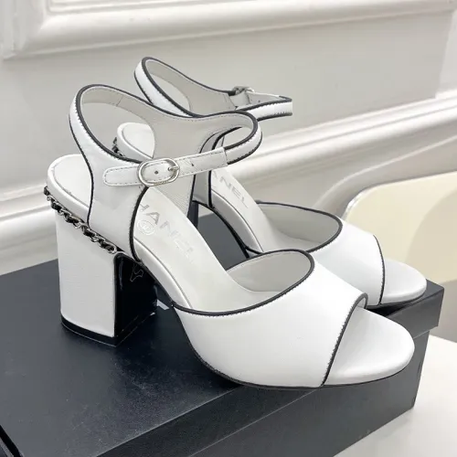 Chanel Womens Shoes Sandals Slippers Luxury Brand Design with Original Box Women Slippers 8cm Heel