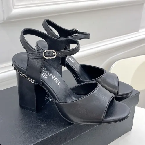 Chanel Womens Shoes Sandals Slippers Luxury Brand Design with Original Box Women Slippers 8cm Heel