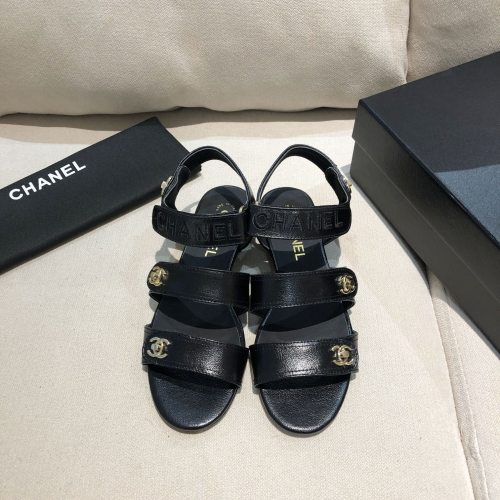 Chanel Womens Shoes Flat Sandals
