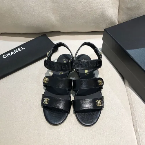 Chanel Womens Shoes Flat Sandals