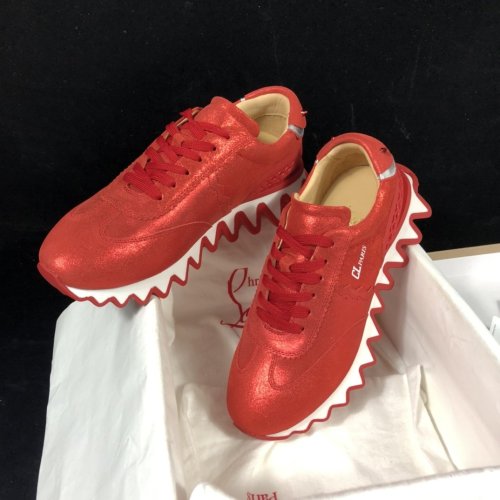 Christian Louboutin Womens Shoes Sneakers Luxury Brand with Original Box Fashion Sneakers