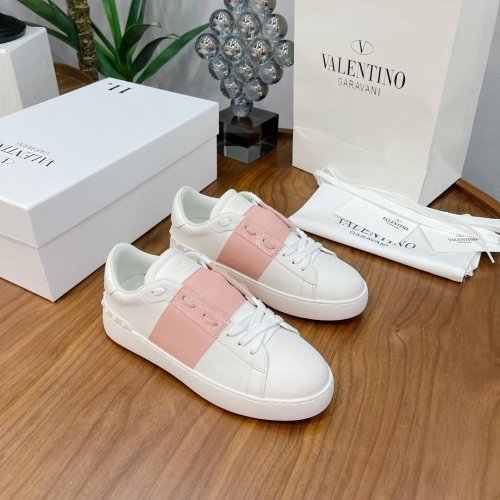 Valentino Men Shoes Fashion Design Luxury Brand OPEN SNEAKER WITH VLTN PRINT with Original Box WY0S0830BLUA01