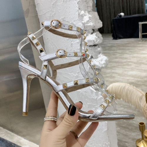 Valentino Women Shoes Mule Flip Flop Sandals ROMAN STUD SLIDE SANDAL IN QUILTED NAPPA with Original Box Luxury Brand