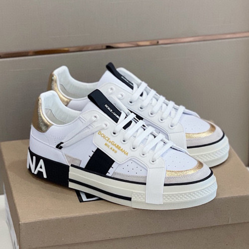 Dolce&Gabbana Men Shoes Sneakers Luxury Brand Calfskin Custom 2.Zero sneakers CS1973AQ7118B441